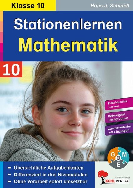 Stationenlernen Mathe / Klasse 10 (eBook, PDF)