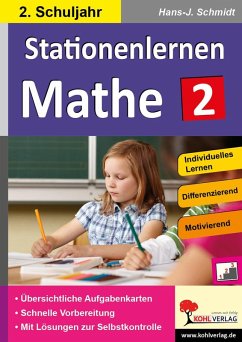 Cover Stationenlernen Mathe / Klasse 2 (eBook, PDF)