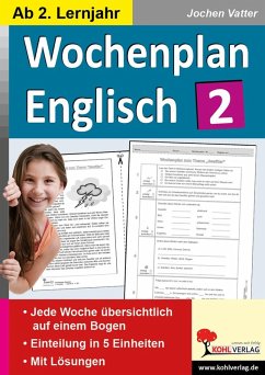 Cover Wochenplan Englisch 2 (eBook, PDF)