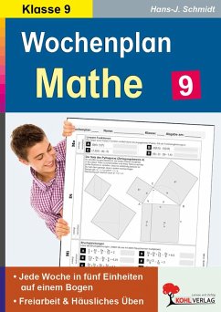 Cover Wochenplan Mathe / Klasse 9 (eBook, PDF)