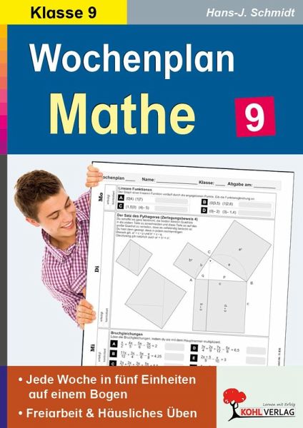 Wochenplan Mathe / Klasse 9 (eBook, PDF)