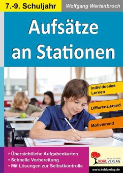Aufsätze an Stationen 7-9 (eBook, PDF) - Wertenbroch, Wolfgang