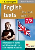 English texts - The next, please. / Klasse 7-8 (eBook, PDF)