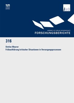Frühaufklärung kritischer Situationen in Versorgungsprozessen (eBook, PDF) - Maurer, Stefan
