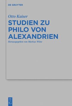 Studien zu Philo von Alexandrien - Kaiser, Otto
