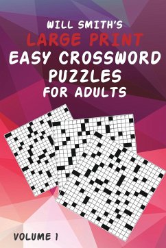 Will Smith Large Print Easy Crossword Puzzles For Adults - Volume 1 - Smith, Will