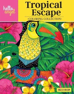 Hello Angel Tropical Escape Coloring Collection - Van Dam, Angelea