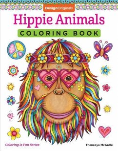 Hippie Animals Coloring Book - McArdle, Thaneeya