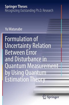 Formulation of Uncertainty Relation Between Error and Disturbance in Quantum Measurement by Using Quantum Estimation Theory - Watanabe, Yu