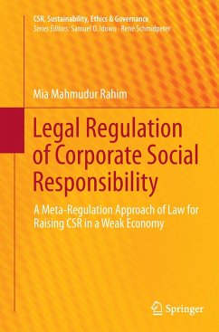 Legal Regulation of Corporate Social Responsibility - Rahim, Mia Mahmudur