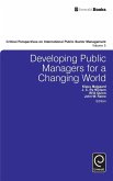 Developing Public Managers for a Changing World