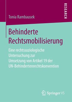 Behinderte Rechtsmobilisierung - Rambausek, Tonia