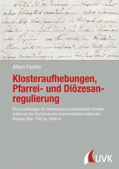 Cover Klosteraufhebungen, Pfarrei- und Diözesanregulierung