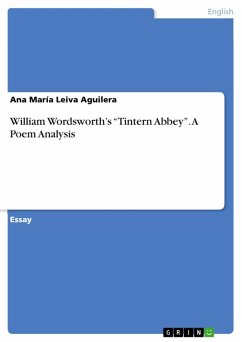 William Wordsworth's "Tintern Abbey". A Poem Analysis (eBook, ePUB)