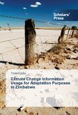 Climate Change Information Usage for Adaptation Purposes in Zimbabwe
