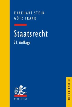 Staatsrecht (eBook, PDF) - Frank, Götz; Stein, Ekkehart