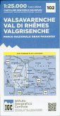 IGC Wanderkarte Valsavareche, Val di Rhemes, Valgrisenche