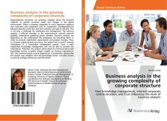 Business analysis in the growing complexity of corporate structure - Sindt, Kerstin