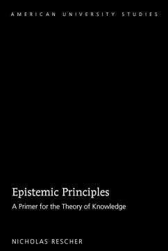 Epistemic Principles - Rescher, Nicholas