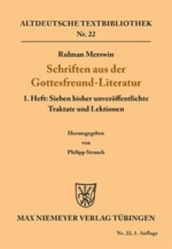 Schriften aus der Gottesfreund-Literatur - Merswin, Rulman