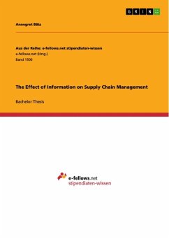 The Effect of Information on Supply Chain Management (eBook, ePUB)