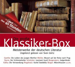 Die große Klassiker-Box (MP3-Download) - Storm, Theodor; Hoffmann, E.T.A.; Schnitzler, Arthur; Kafka, Franz; Mörike, Eduard; von Goethe, Johann Wolfgang; Keller, Gottfried; Bürger, Gottfired August; Ringelnatz, Joachim; Andersen, Hans Chritian; Hauff, Wilhelm