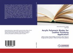Acrylic Polymeric Binder for Leather Finishing Application