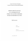 Person-Job Fit Changes As A Consequence Of Public Management Reforms In Self-Governmental Units (eBook, ePUB)