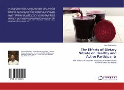 The Effects of Dietary Nitrate on Healthy and Active Participants