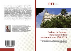 Carlton de Cannes: implantation d'un restaurant pour l'Été 2015 - Guitton, David