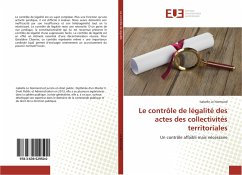 Le contrôle de légalité des actes des collectivités territoriales - Le Normand, Isabelle