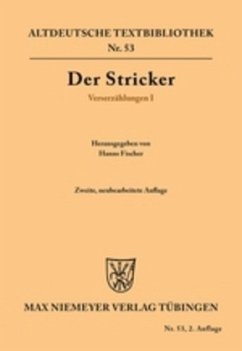 Verserzählungen I - Der Stricker