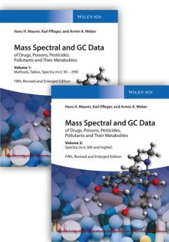 Mass Spectral and GC Data of Drugs, Poisons, Pesticides, Pollutants, and Their Metabolites / Mass Spectral Library of Drugs, Poisons, Pesticides, Pollutants, and Their Metabolites 5th Edition Upgrade Vol.1 - Maurer, Hans H.;Pfleger, Karl;Weber, Armin A.