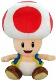 Nintendo Toad, Plüschfigur, rot, ca. 17 cm