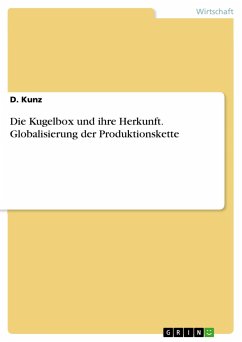 Die Kugelbox und ihre Herkunft. Globalisierung der Produktionskette