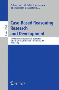 Case-Based Reasoning Research and Development