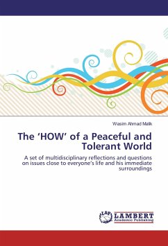The 'HOW' of a Peaceful and Tolerant World