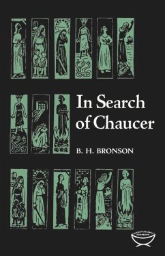 In Search of Chaucer - Bronson, Bertrand