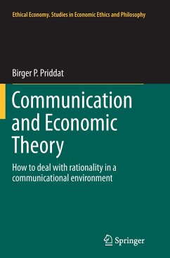 Communication and Economic Theory - Priddat, Birger P.