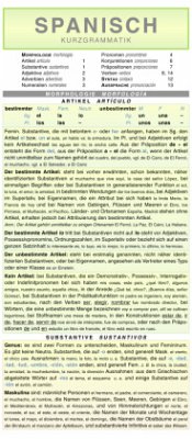 Leporello: Spanisch Kurzgrammatik - Die komplette Grammatik im Überblick - Hamplová, Z.;Eichl, R.