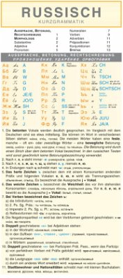 Leporello: Russisch Kurzgrammatik - Die komplette Grammatik im Überblick - Holman Autorenkollektiv