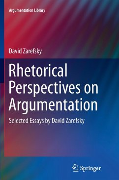 Rhetorical Perspectives on Argumentation - Zarefsky, David