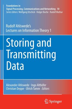 Storing and Transmitting Data - Ahlswede, Rudolf