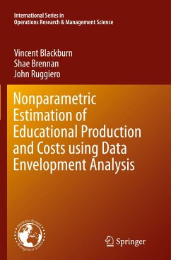 Nonparametric Estimation of Educational Production and Costs using Data Envelopment Analysis - Blackburn, Vincent;Brennan, Shae;Ruggiero, John