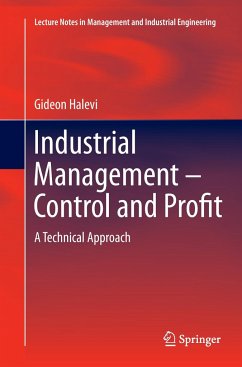 Industrial Management- Control and Profit - Halevi, Gideon