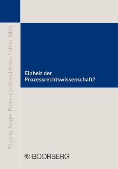 Einheit der Prozessrechtswissenschaft? (eBook, PDF)