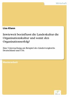 Cover Inwieweit beeinflusst die Landeskultur die Organisationskultur und somit den Organisationserfolg? (eBook, PDF)