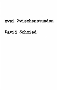 zwei Zwischenstunden - Schmied, David