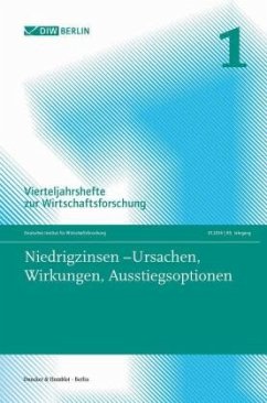 Cover Niedrigzinsen - Ursachen, Wirkungen, Ausstiegsoptionen