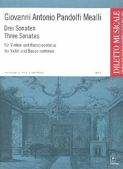 Cover 3 Sonaten für Violine und Bc